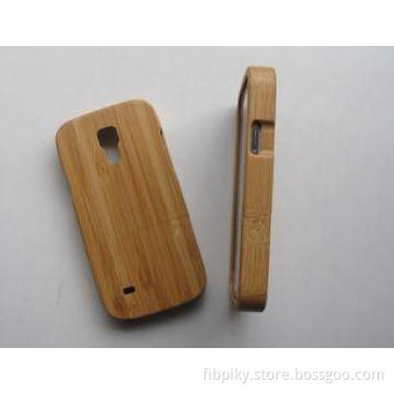 Customized Galaxy S4 Mini Phone Case,Carbonized Bamboo Case